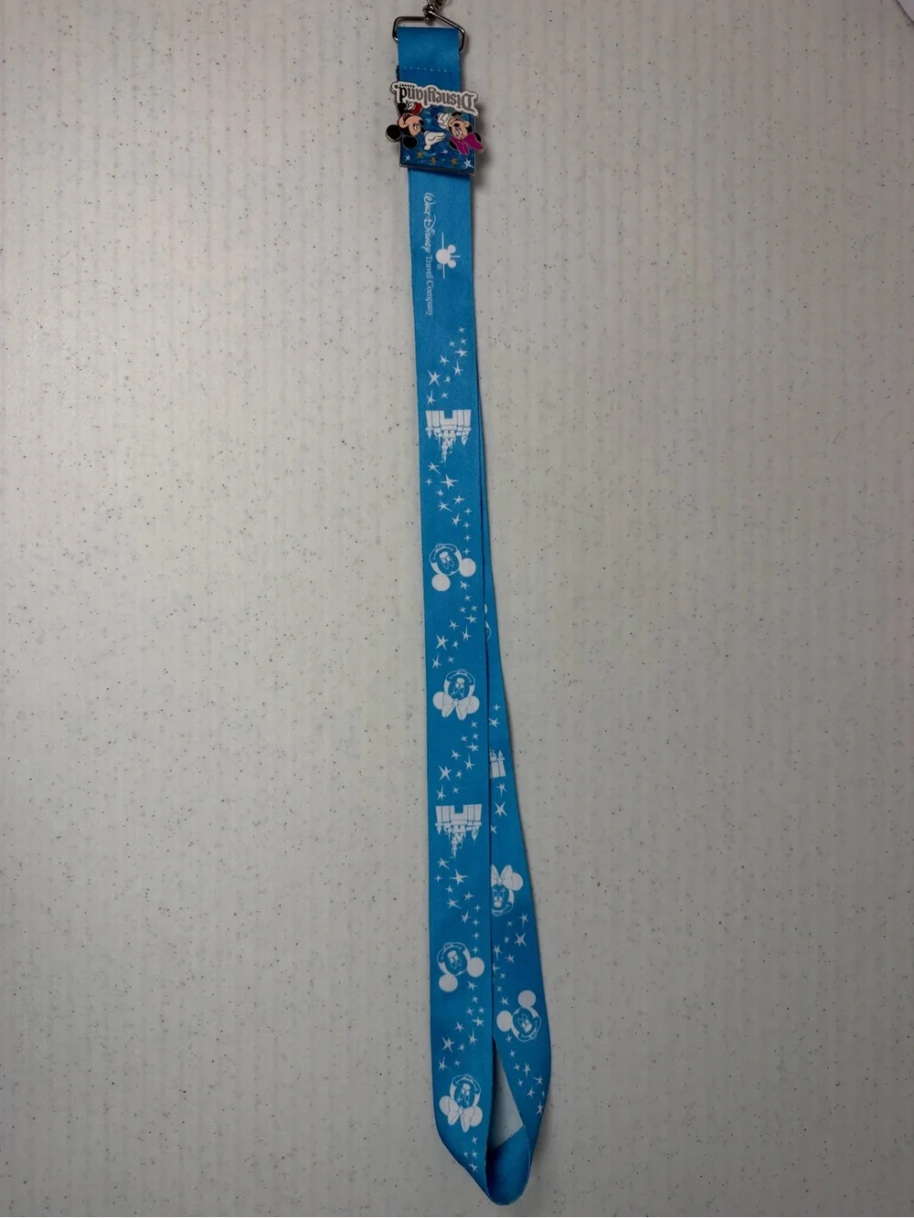 Disneyland Resort Mickey & Minnie Pin Lanyard with ID Badge Holder Disney Parks
